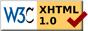 validatore w3c Xhtml 1.0