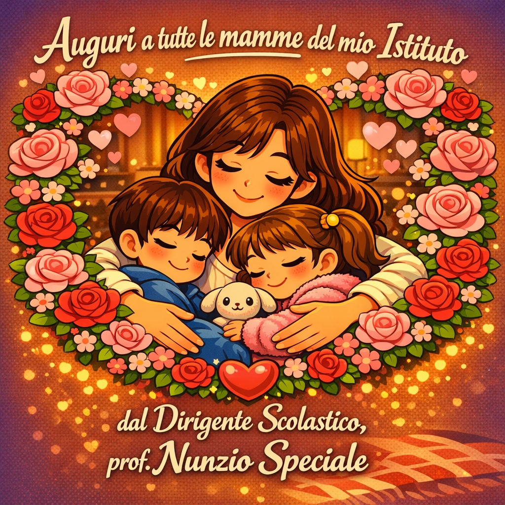AUGURI A TUTTE LE MAMME DAL DIRIGENTE SCOLASTICO PROF. NUNZIO SPECIALE